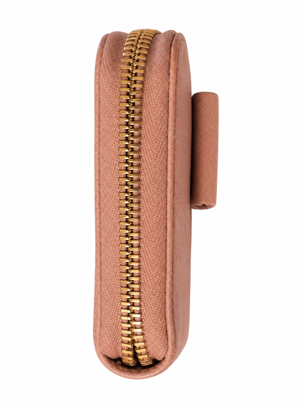 Prada Pink Bow Saffiano Leather Wallet with Gold Logo - Picture 4 of 4